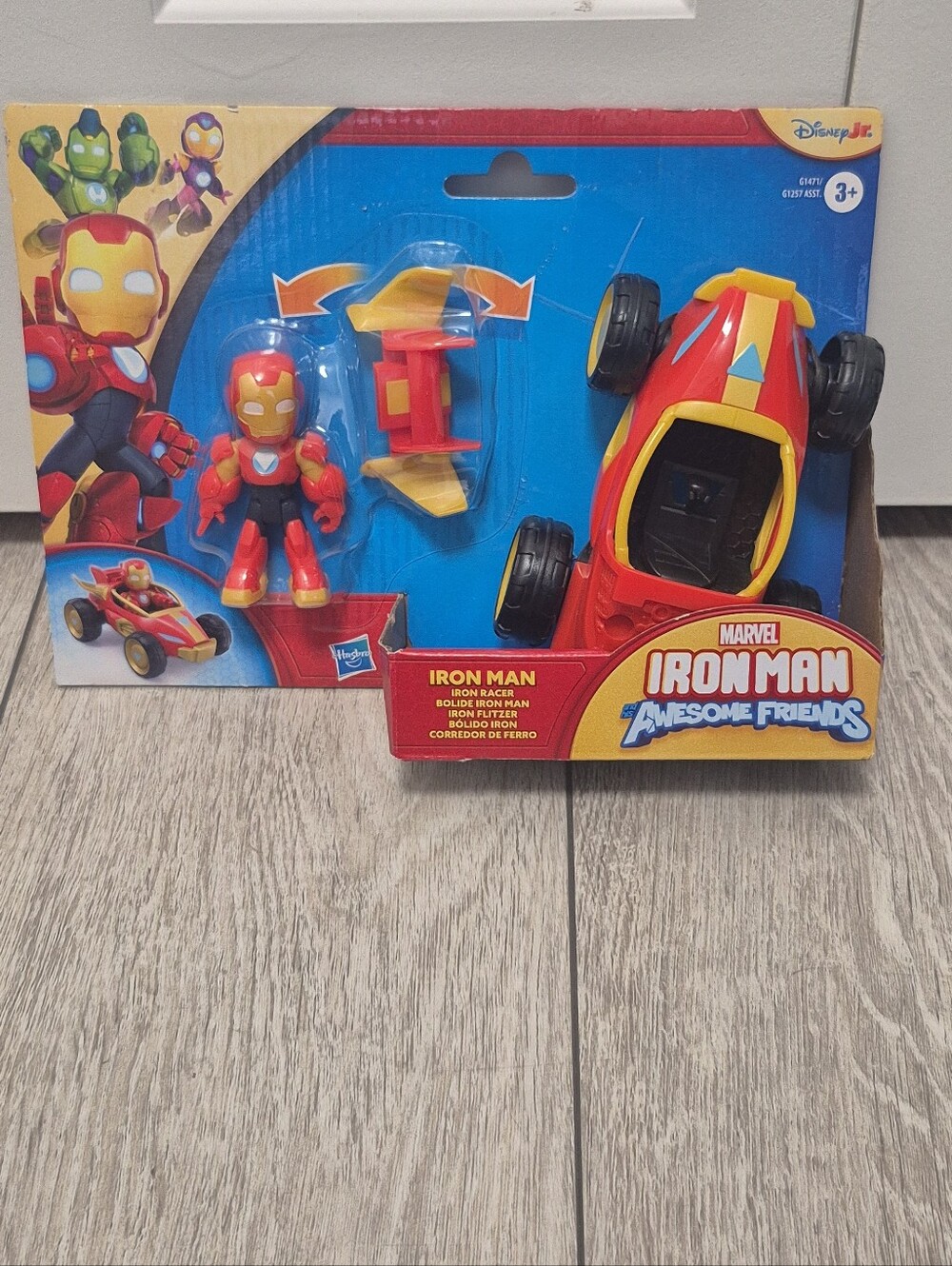 Marvel Iron Man and his Awesome Friends Iron Racer Action Figure & Toy Vehicle